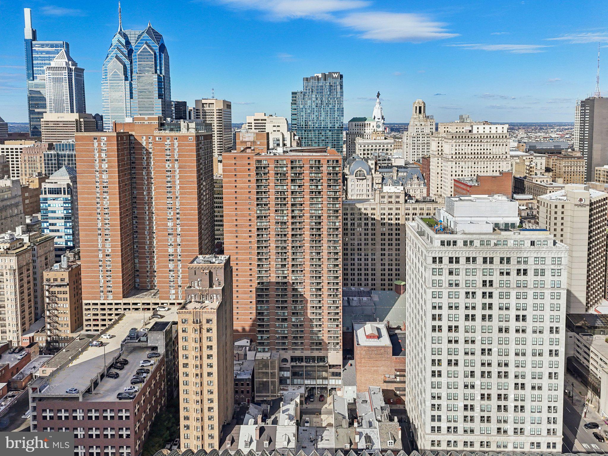 1420 Locust Street, Unit 7O Philadelphia, PA 19102 - Photo 47 of 53 a view of a city with tall buildings