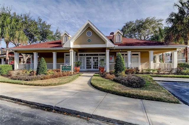 a view of swimming pool with outdoor seating and yard