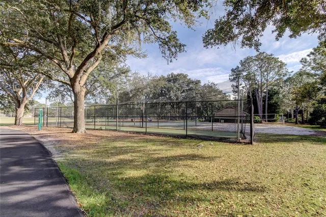 a backyard of a house