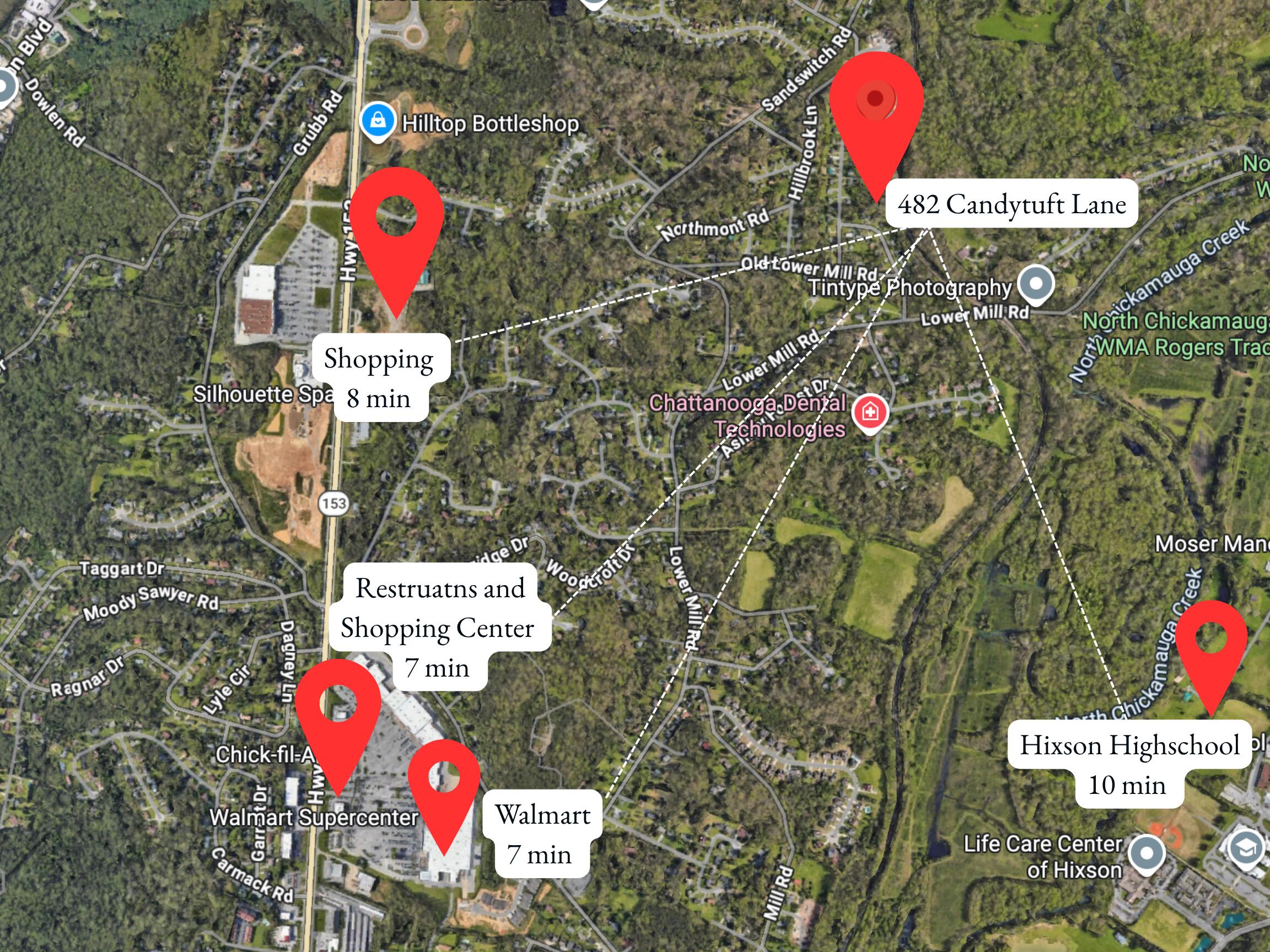 482 Candytuft Lane Hixson, TN 37343 - Photo 29 of 30 Walmart