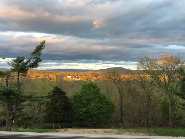 a view of an ocean and beach