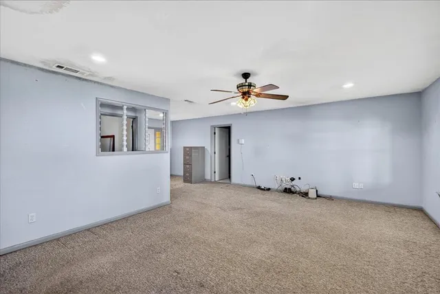 a view of empty room