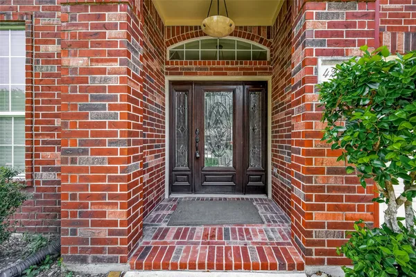 a front view of a building