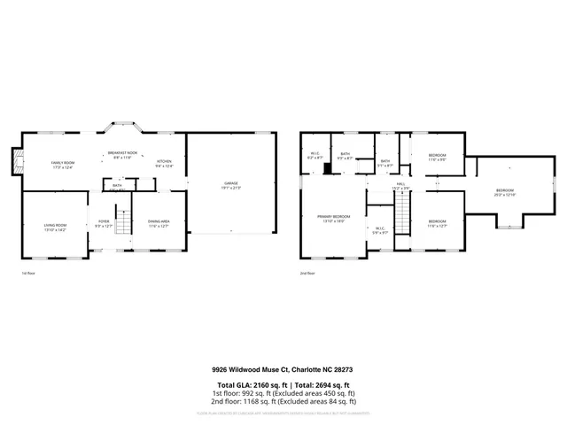 $500,000 | 9926 Wildwood Muse Court, Charlotte, NC 28273
