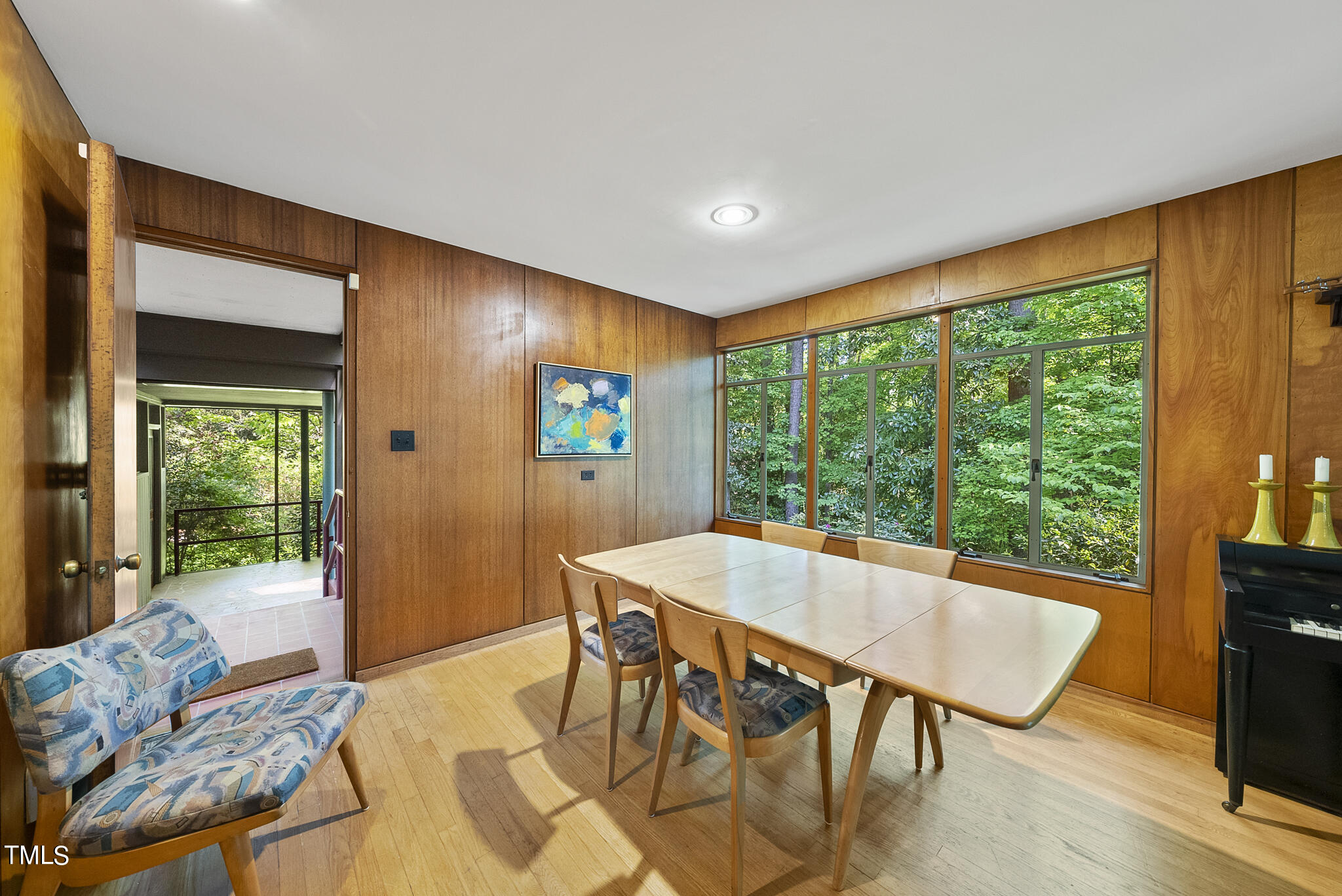 2715 Rosedale Avenue Raleigh, NC 27607 - Photo 5 of 46 Dining Room - band of casement windows, and it opens to the screened porch