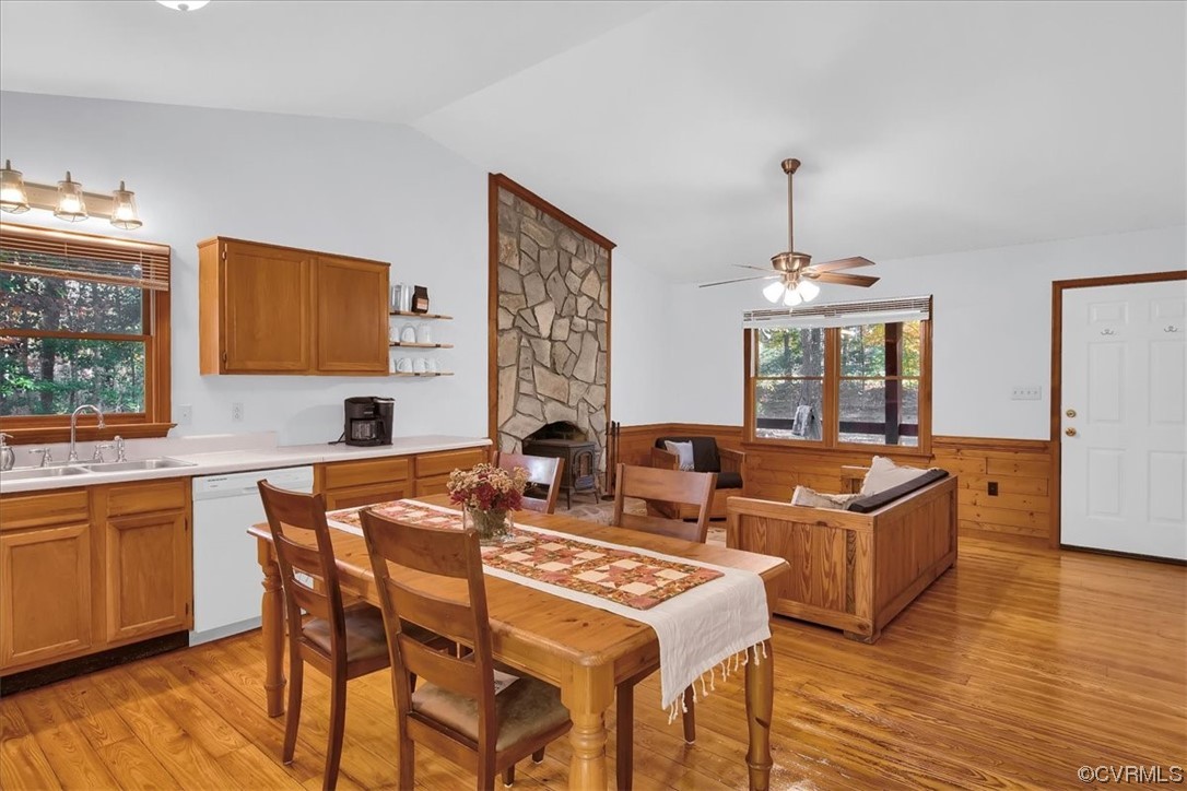 3350 Forest Grove Road Sandy Hook, VA 23153 - Photo 10 of 42 a view of a dining room with furniture window and wooden floor