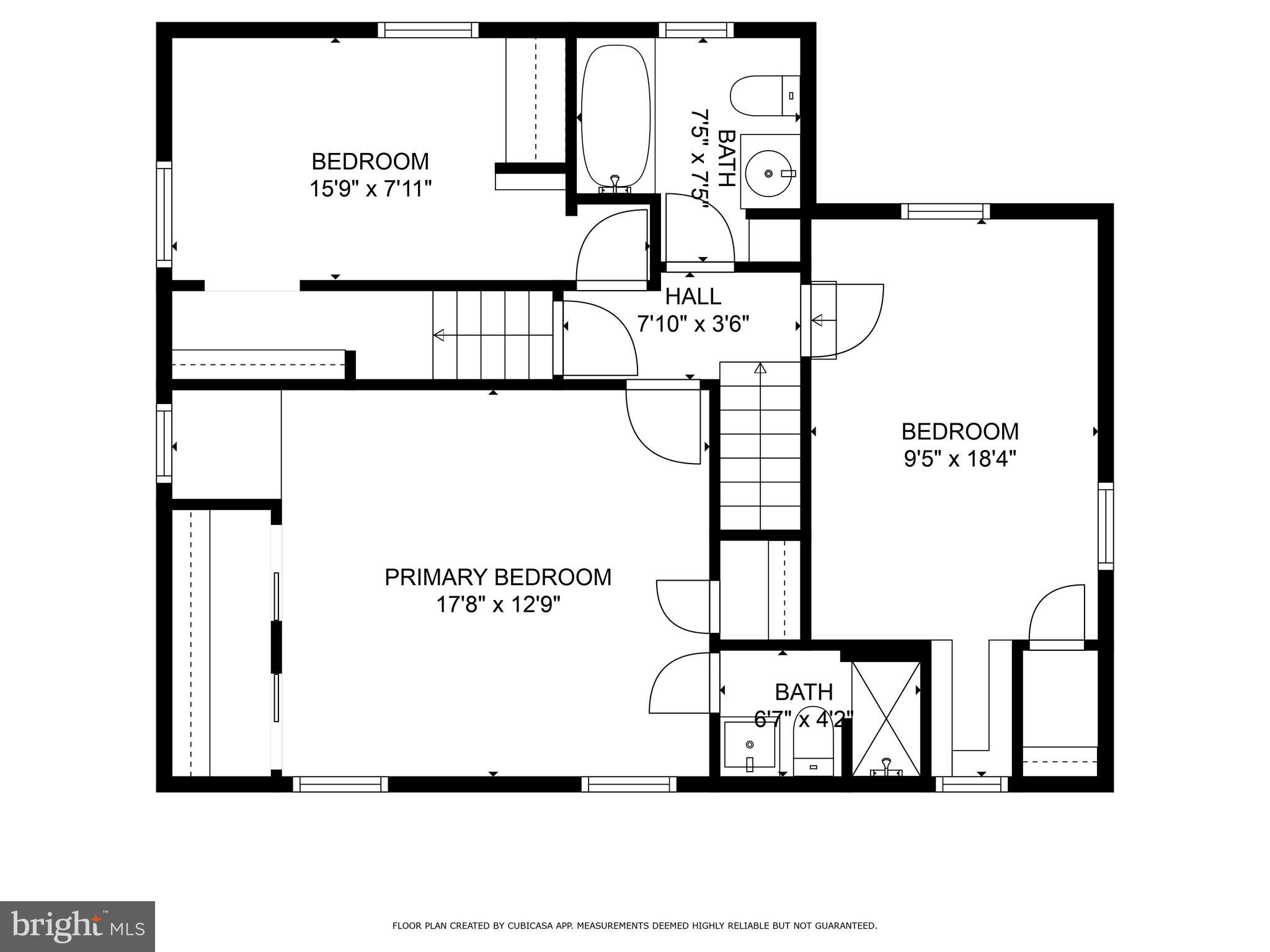 302 Windsor Street Silver Spring, MD 20910 - Photo 54 of 56 Upper lever floor plan