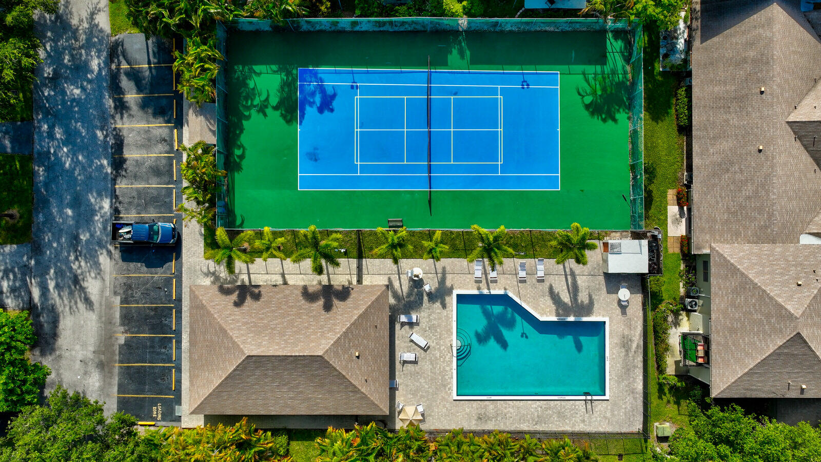 3951 Northeast 19th Road, Unit 1701 Pompano Beach, FL 33064 - Photo 12 of 82 an aerial view of a house with a garden