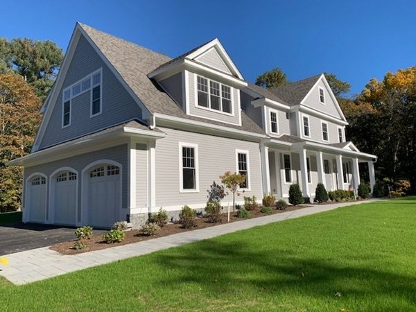 1 Greystone Road Dover, MA 02030 - Photo 2 of 3 a front view of a house with garden