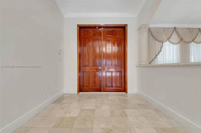 a view of front door