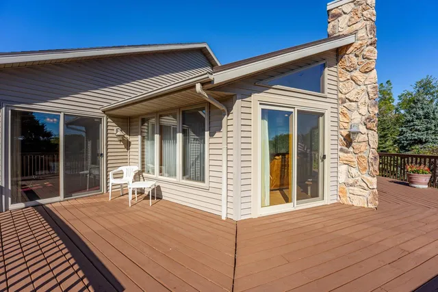 a view of a house with a patio