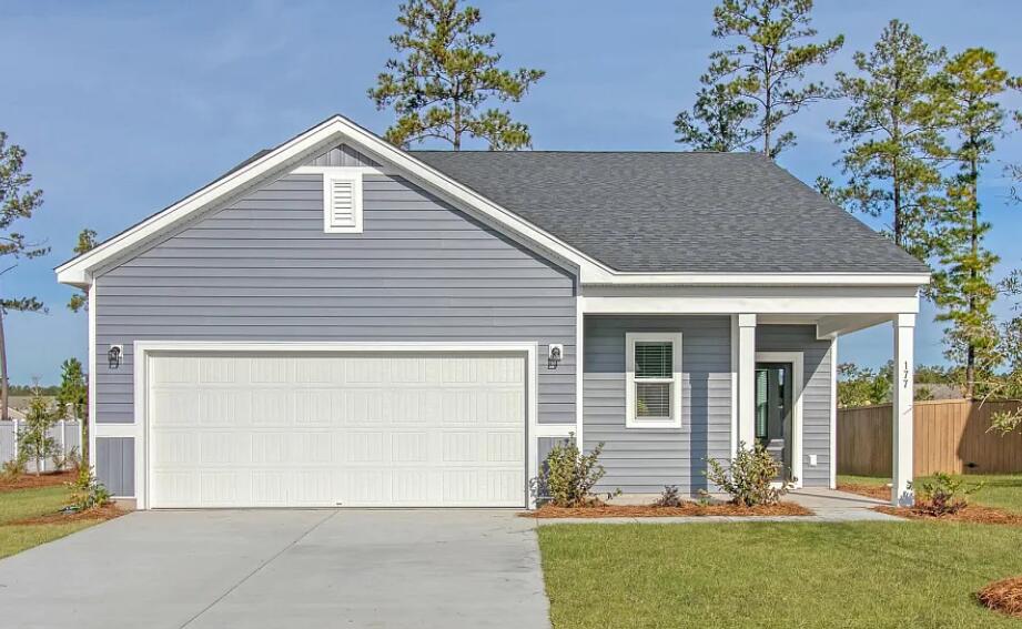 4012 Lemon Grass Lane Ravenel, SC 29470 - Photo 17 of 42 Greenwood B Elevation Rendering