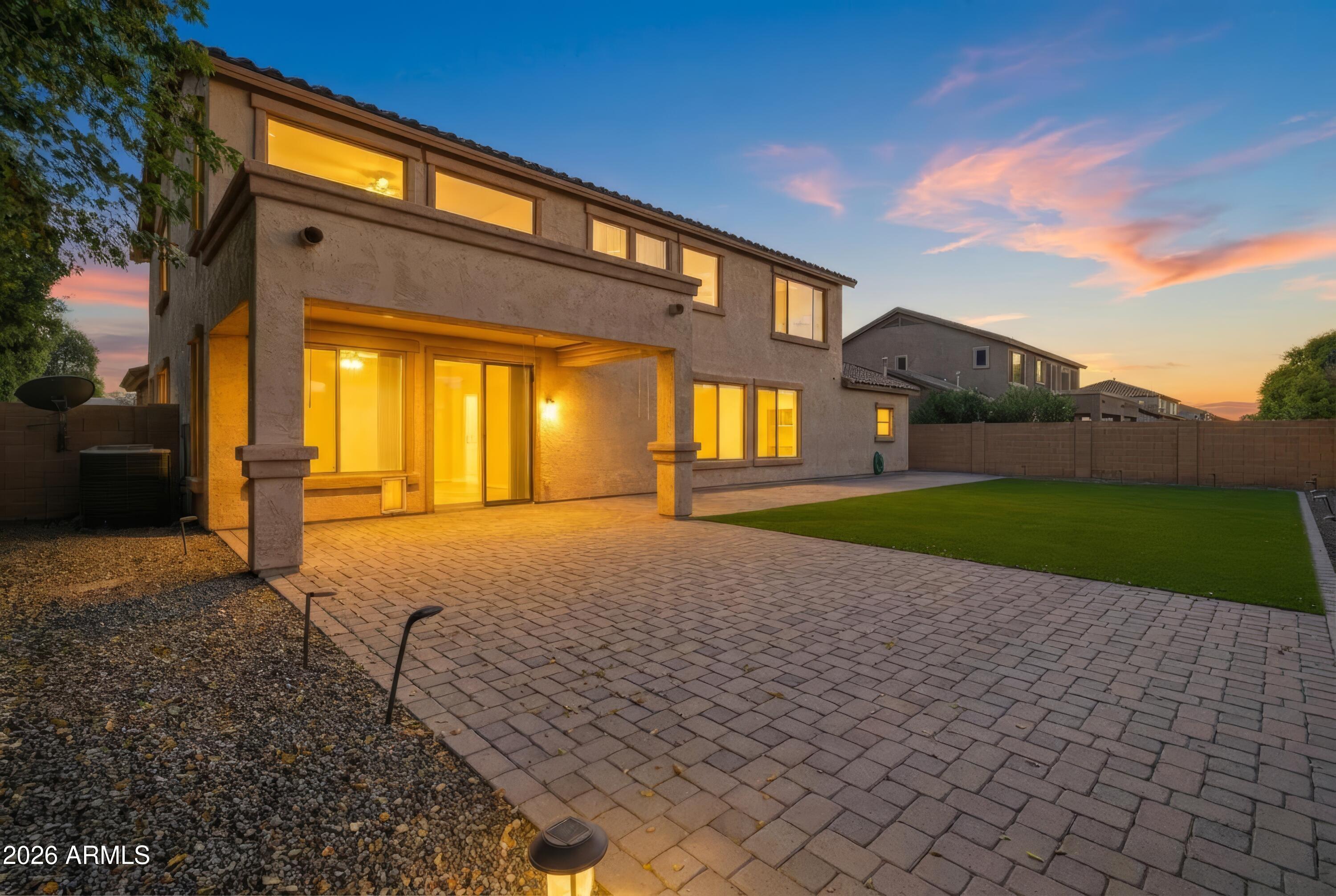 19760 East Mayberry Road Queen Creek, AZ 85142 - Photo 57 of 71 Virtual Twilight Rear