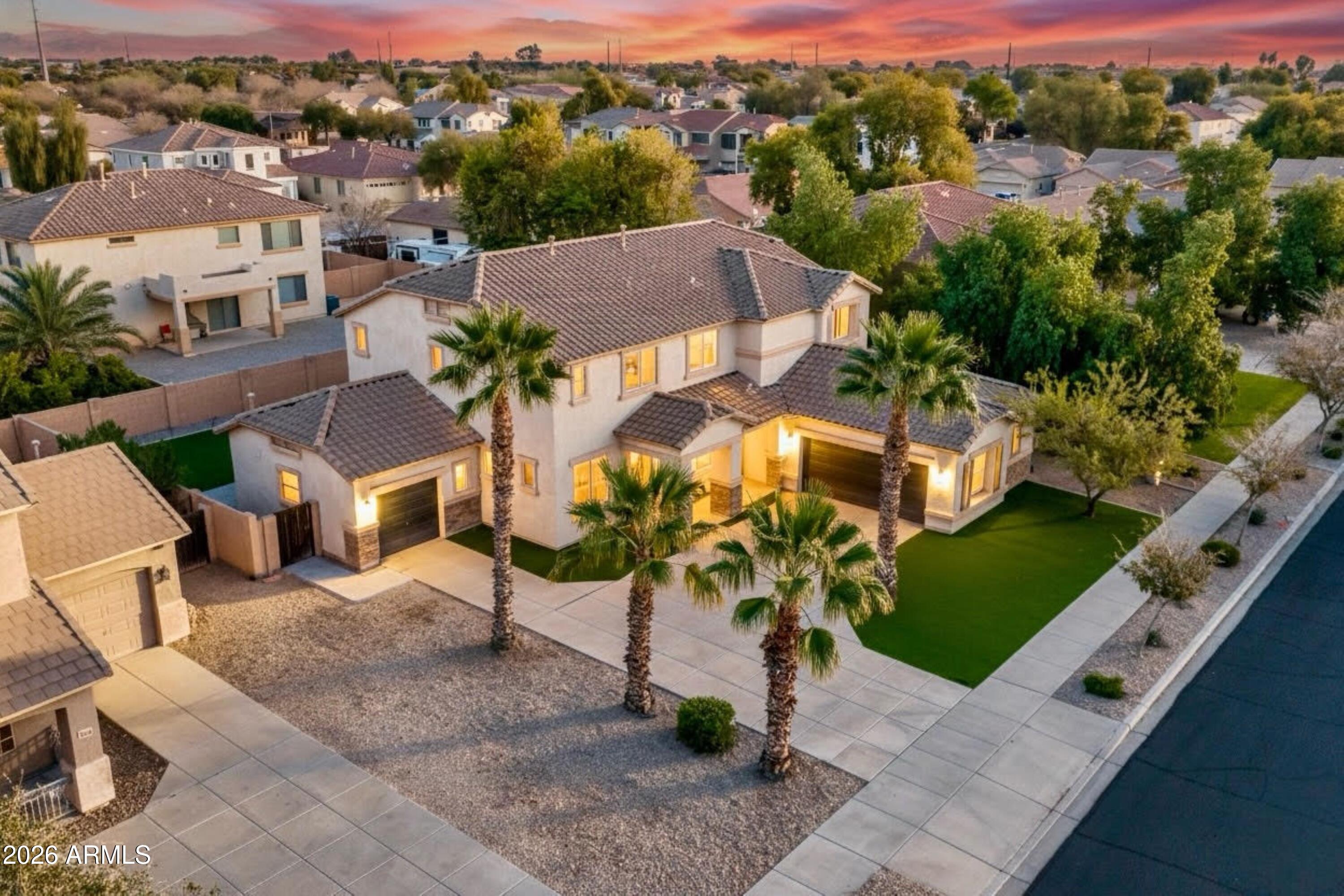 19760 East Mayberry Road Queen Creek, AZ 85142 - Photo 64 of 71 an aerial view of a