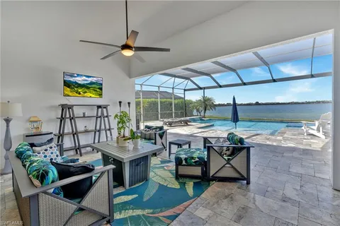 a view of outdoor space with seating