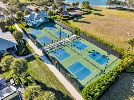 a view of a lake with a mountain view