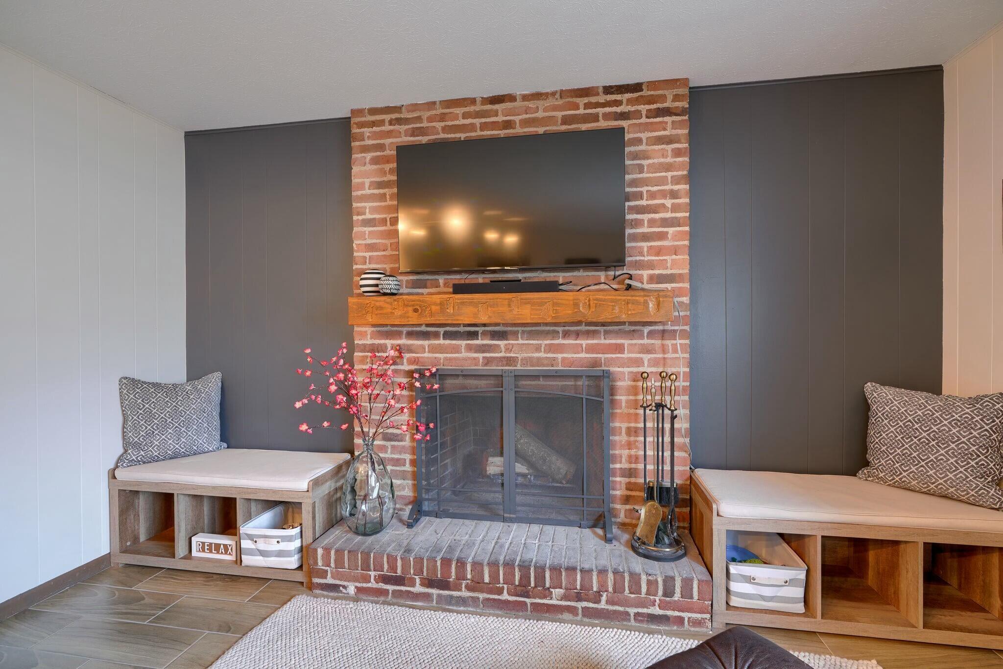 239 Dunbarton Road Columbus, OH 43230 - Photo 27 of 51 Cozy wood burning fireplace