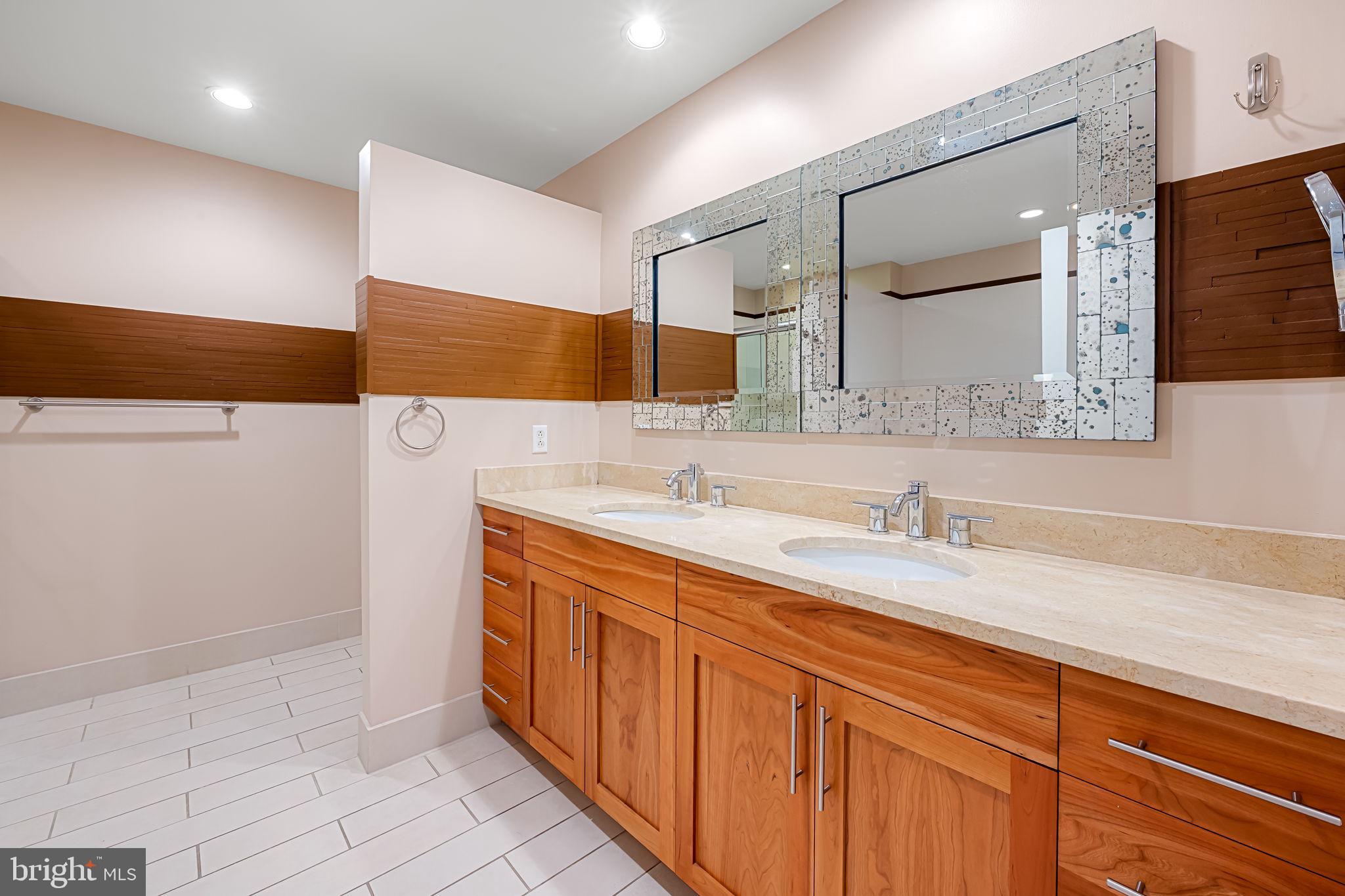 1200 Steuart Street, Unit 425 Baltimore, MD 21230 - Photo 14 of 33 a bathroom with a sink and a mirror