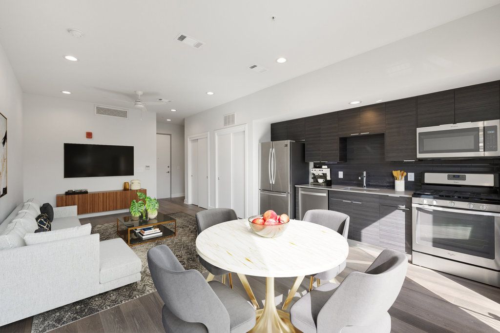 1800 East 4th Street, Unit 327 Austin, TX 78702 - Photo 5 of 20 a view of a dining room with furniture