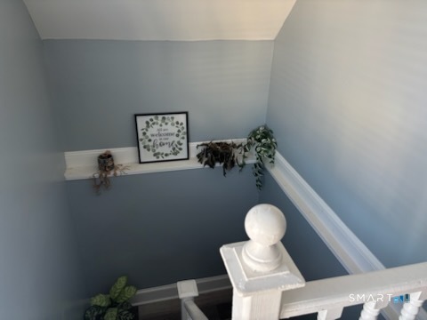 690 William Street Bridgeport, CT 06608 - Photo 9 of 25 Third Floor living area - stairs leading up to the kitchen area.