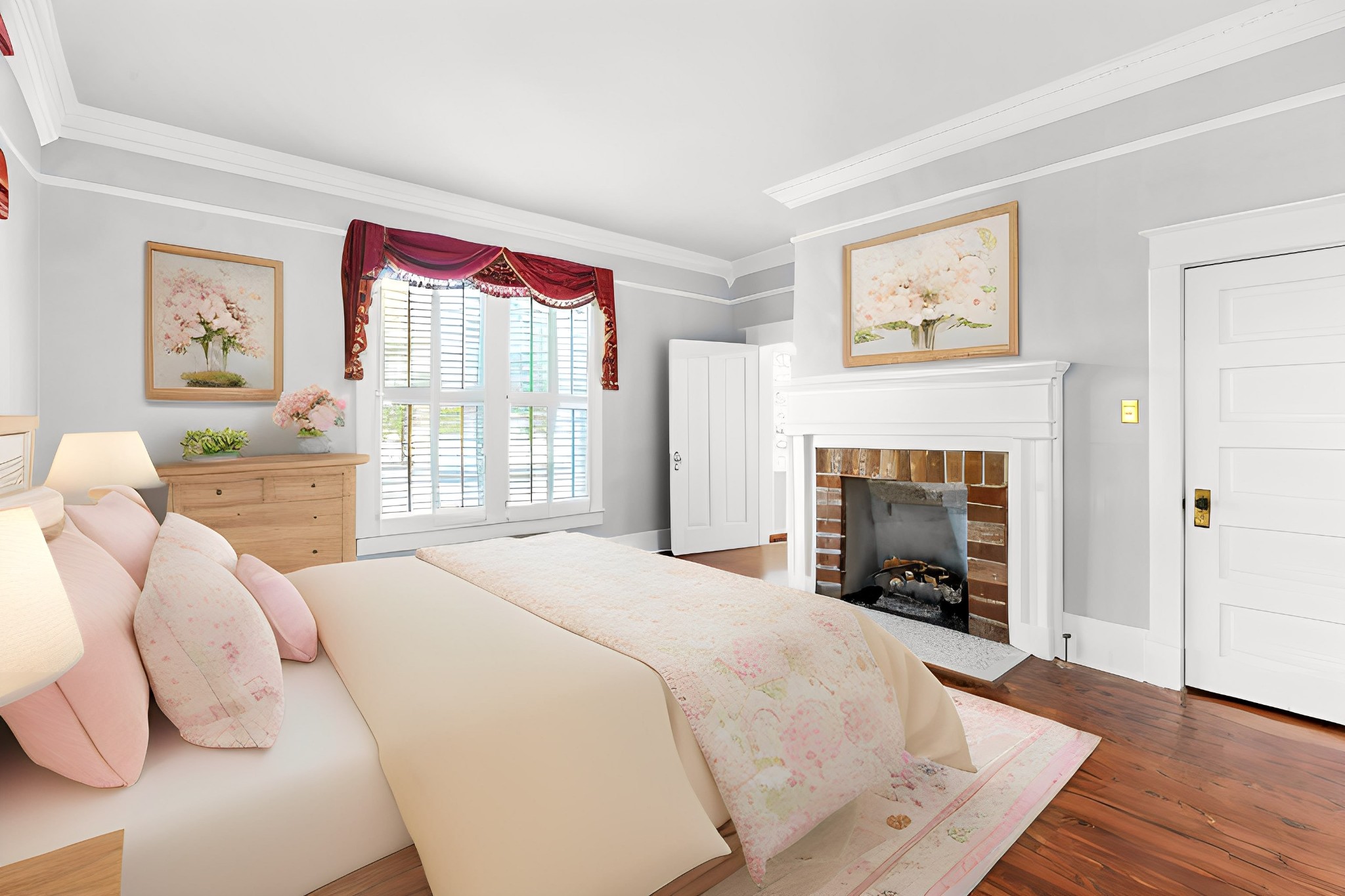 10587 Fulton Road Ripley, TN 38063 - Photo 14 of 29 a spacious bedroom with a bed and a fireplace