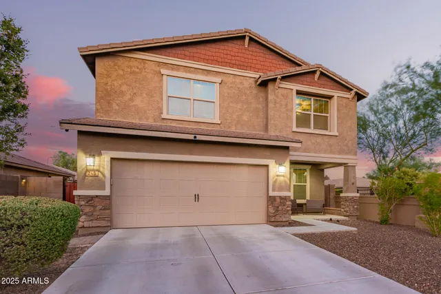 a house view with a outdoor space