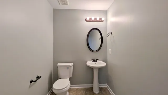 a view of a backyard with garden