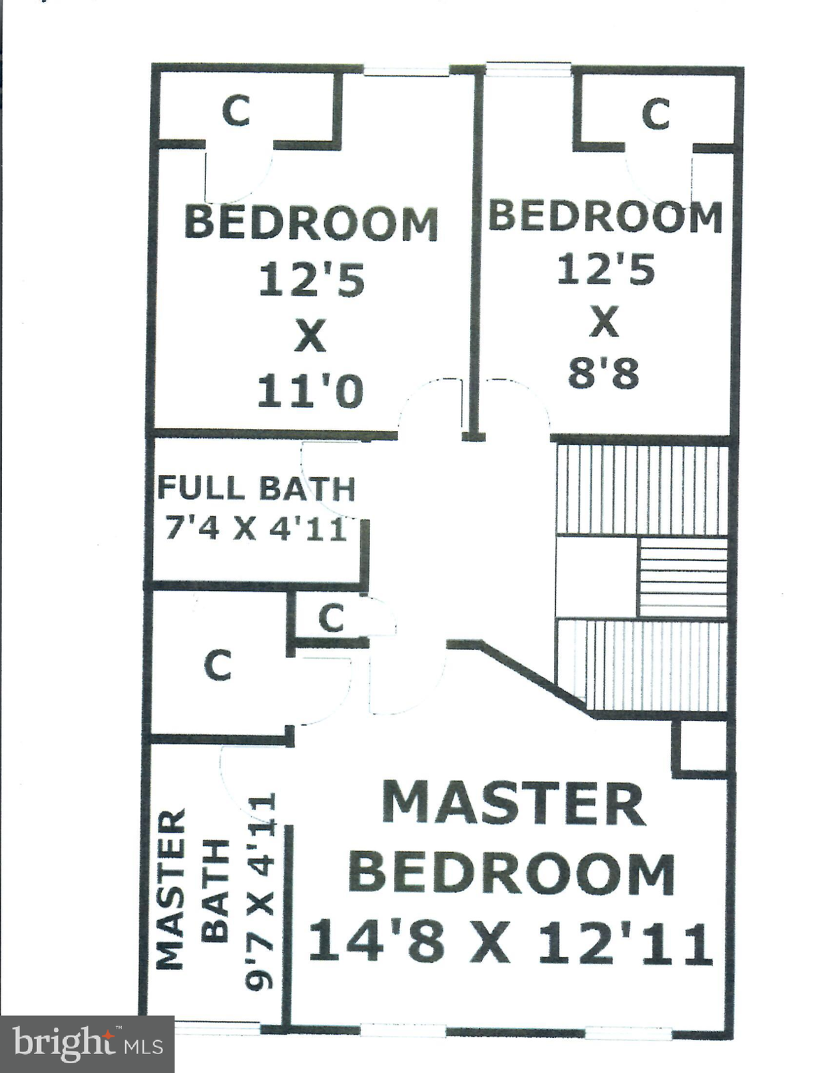 11964 Sentinel Point Court Reston, VA 20191 - Photo 68 of 68 Upper-Level Floor Plan