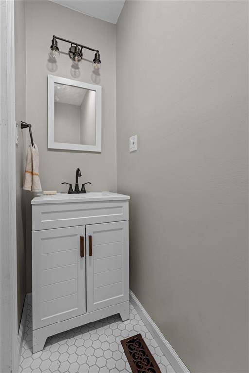 29 Defoe Street Pittsburgh, PA 15214 - Photo 8 of 36 Brand New Half bath off of living room with ceramic tile floors