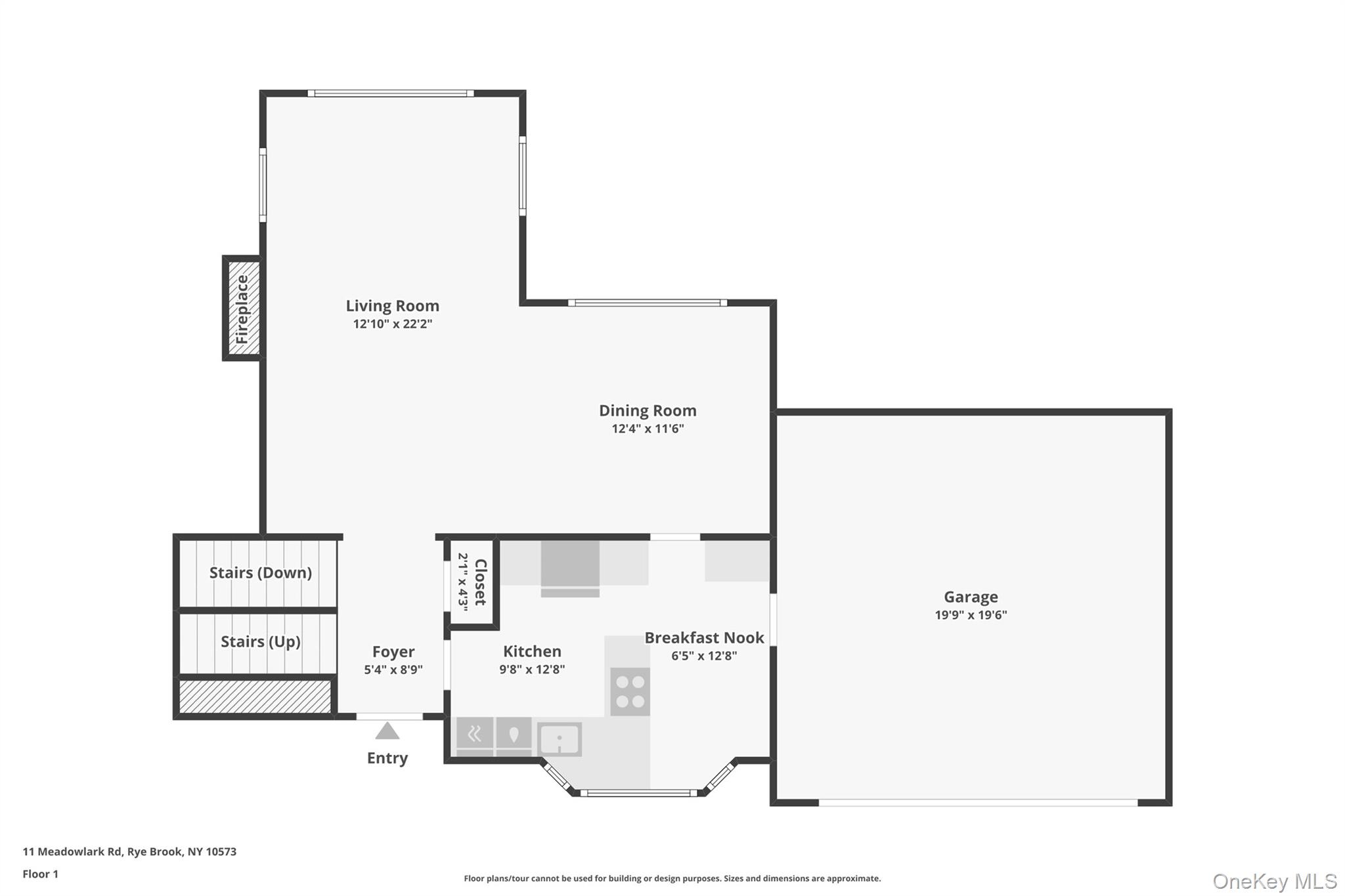 11 Meadowlark Road Rye Brook, NY 10573 - Photo 31 of 34 Floorplan 1st floor