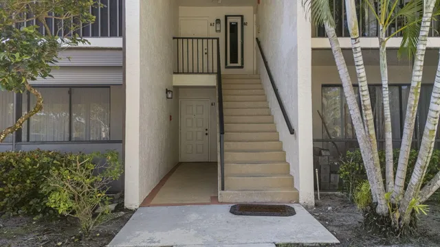 a view of a entryway of a house