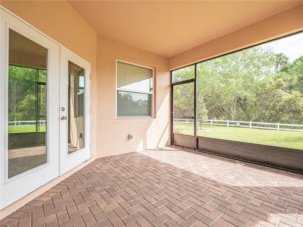 a house view with a backyard space
