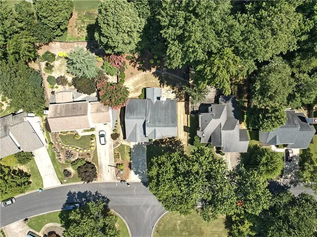 an outdoor space with patio