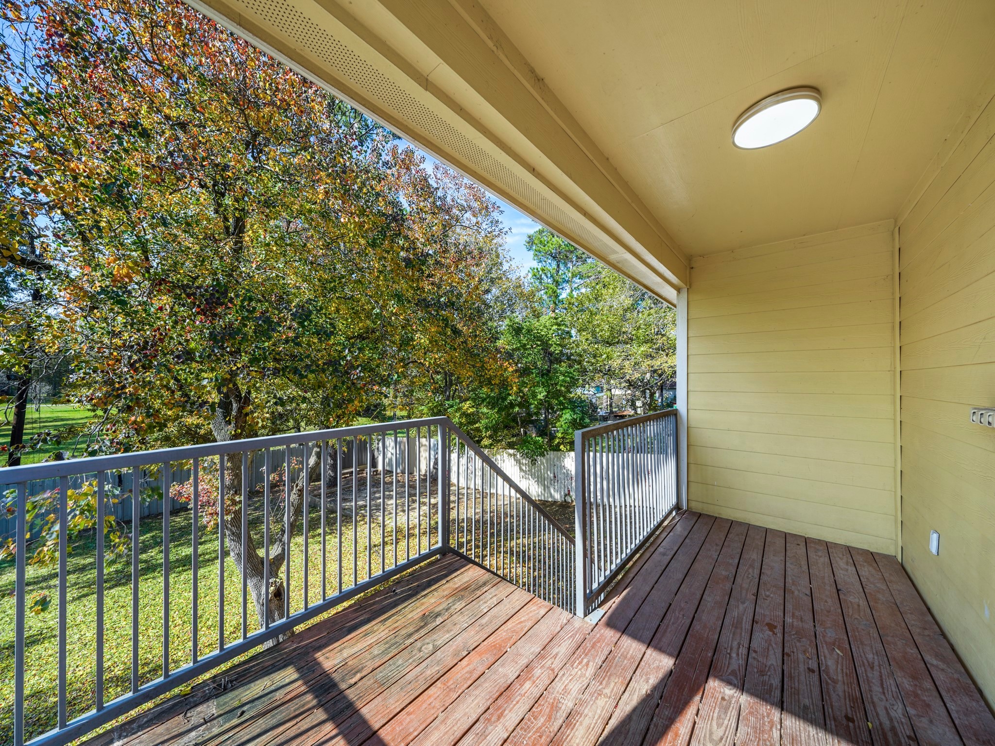 910 Rosewick Street Houston, TX 77015 - Photo 12 of 14 a view of balcony with wooden floor