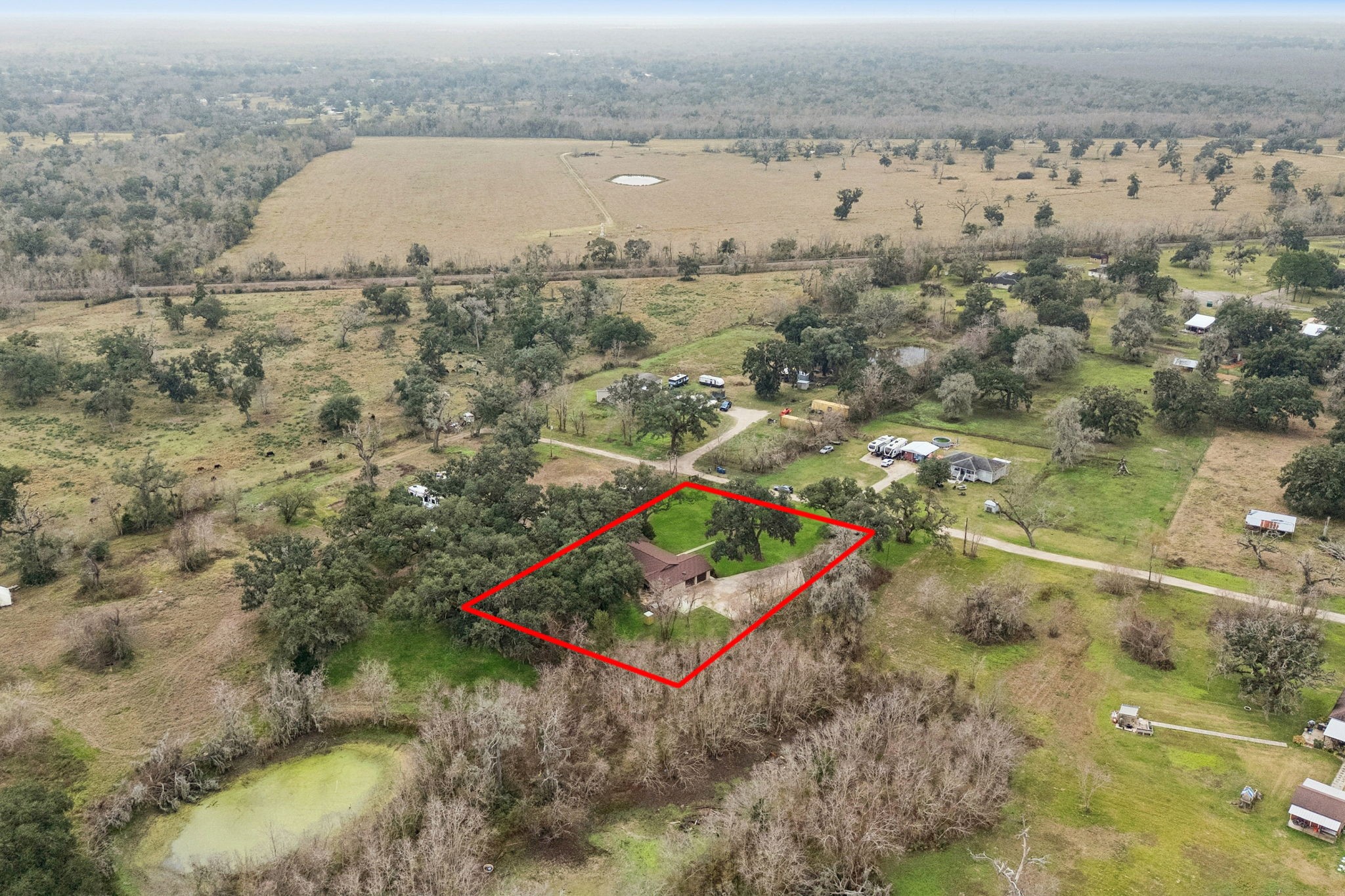 185 Hunters Lane Sweeny, TX 77480 - Photo 17 of 22 an aerial view of a city
