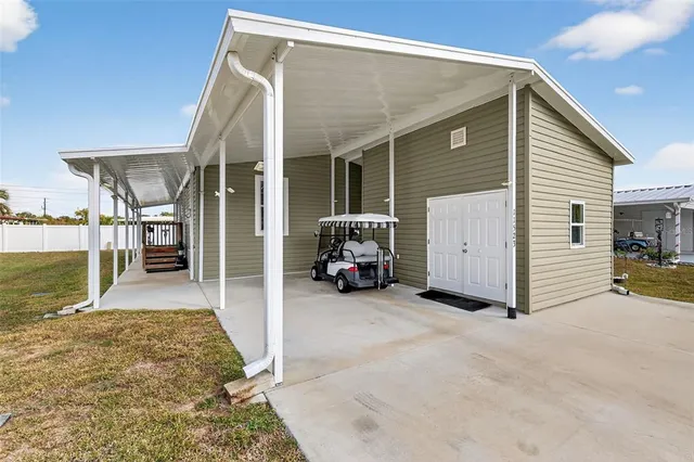 a view of a house with a porch