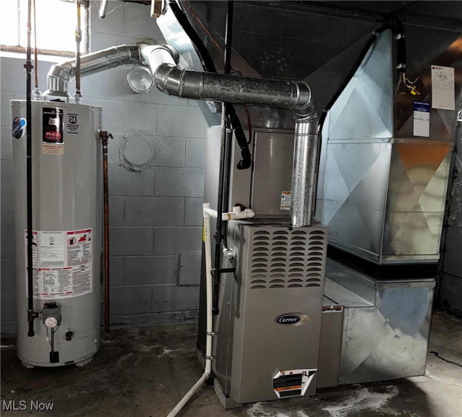 4531 8th Street Northwest Canton, OH 44708 - Photo 16 of 19 Utility room featuring water heater