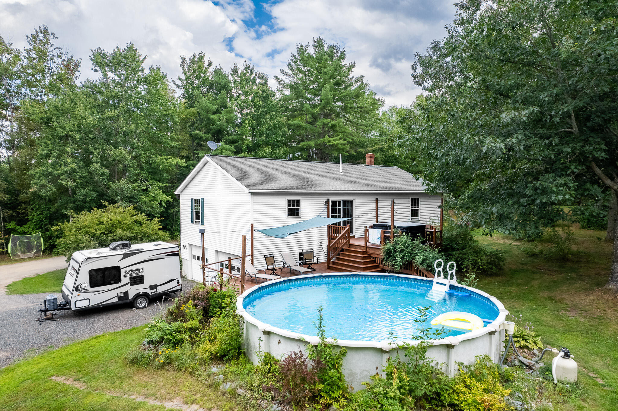 685 Ridge Road Plymouth, ME 04969 - Photo 6 of 36 House Aerials-4