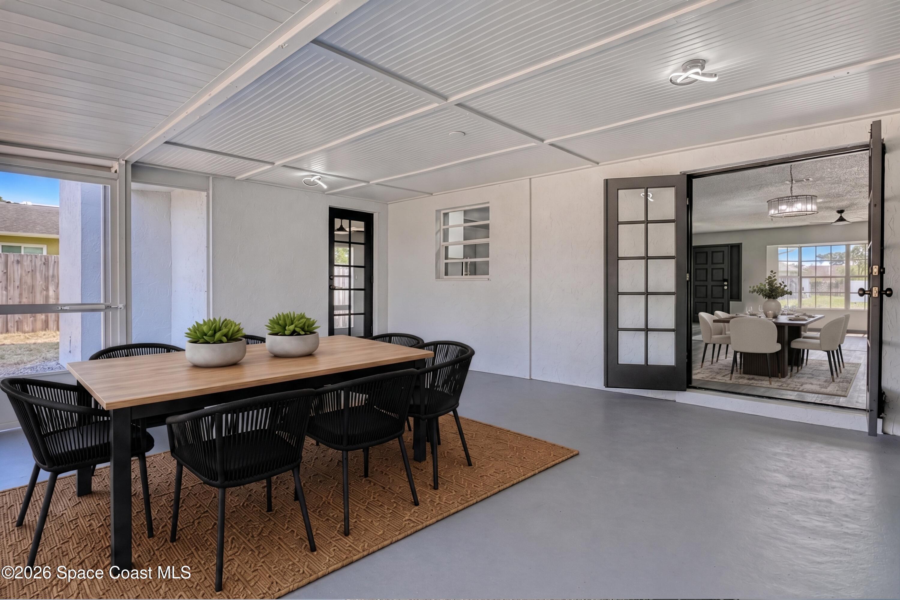 999 Castile Road Southeast Palm Bay, FL 32909 - Photo 29 of 45 Covered screen area