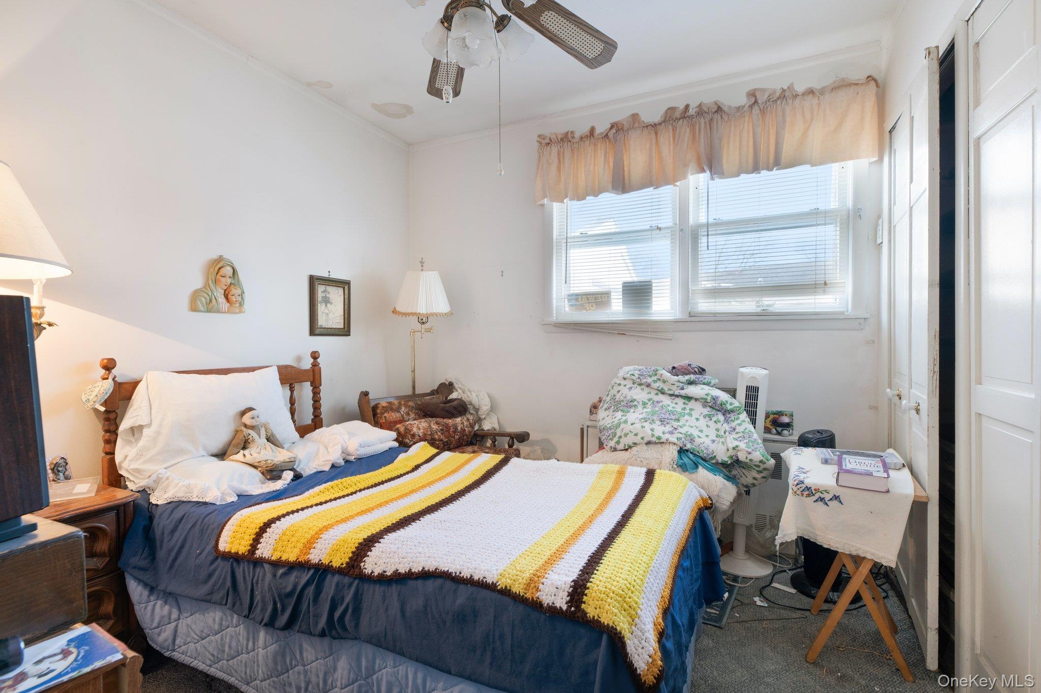 189 Surrey Commons Lynbrook, NY 11563 - Photo 9 of 14 Carpeted bedroom with a closet and a ceiling fan
