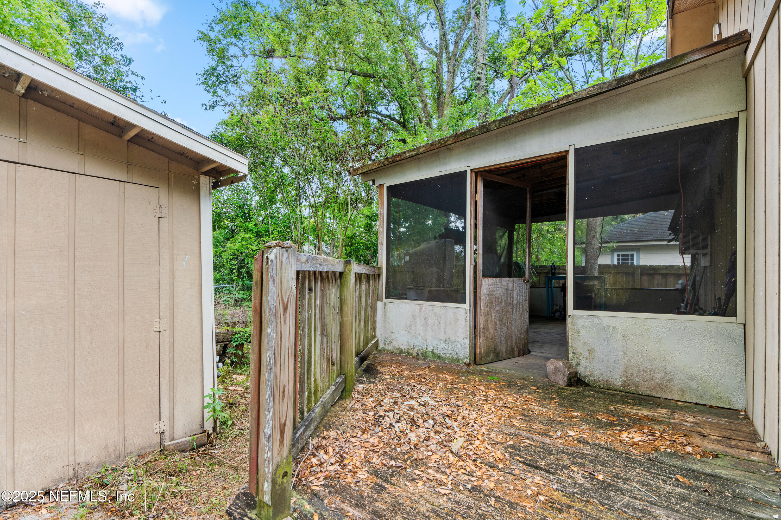 1045 Congleton Terrace Jacksonville, FL 32205 - Photo 20 of 21 BACK PORCH & garage side