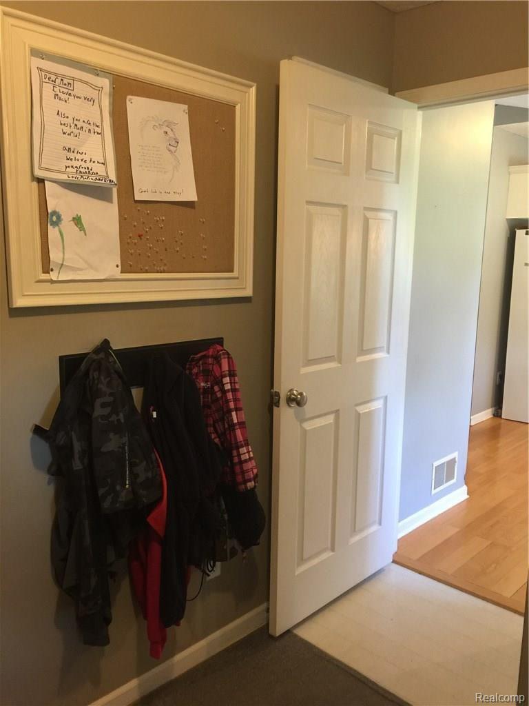 Look for a great storage surprise behind this door!