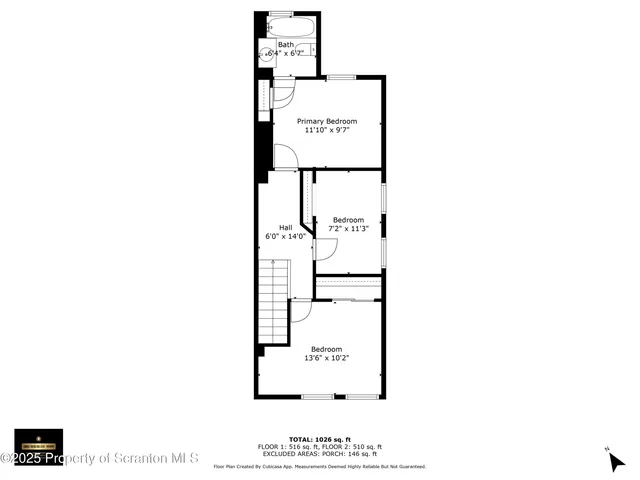 $1,375 | Undisclosed Address, Scranton, PA 18509