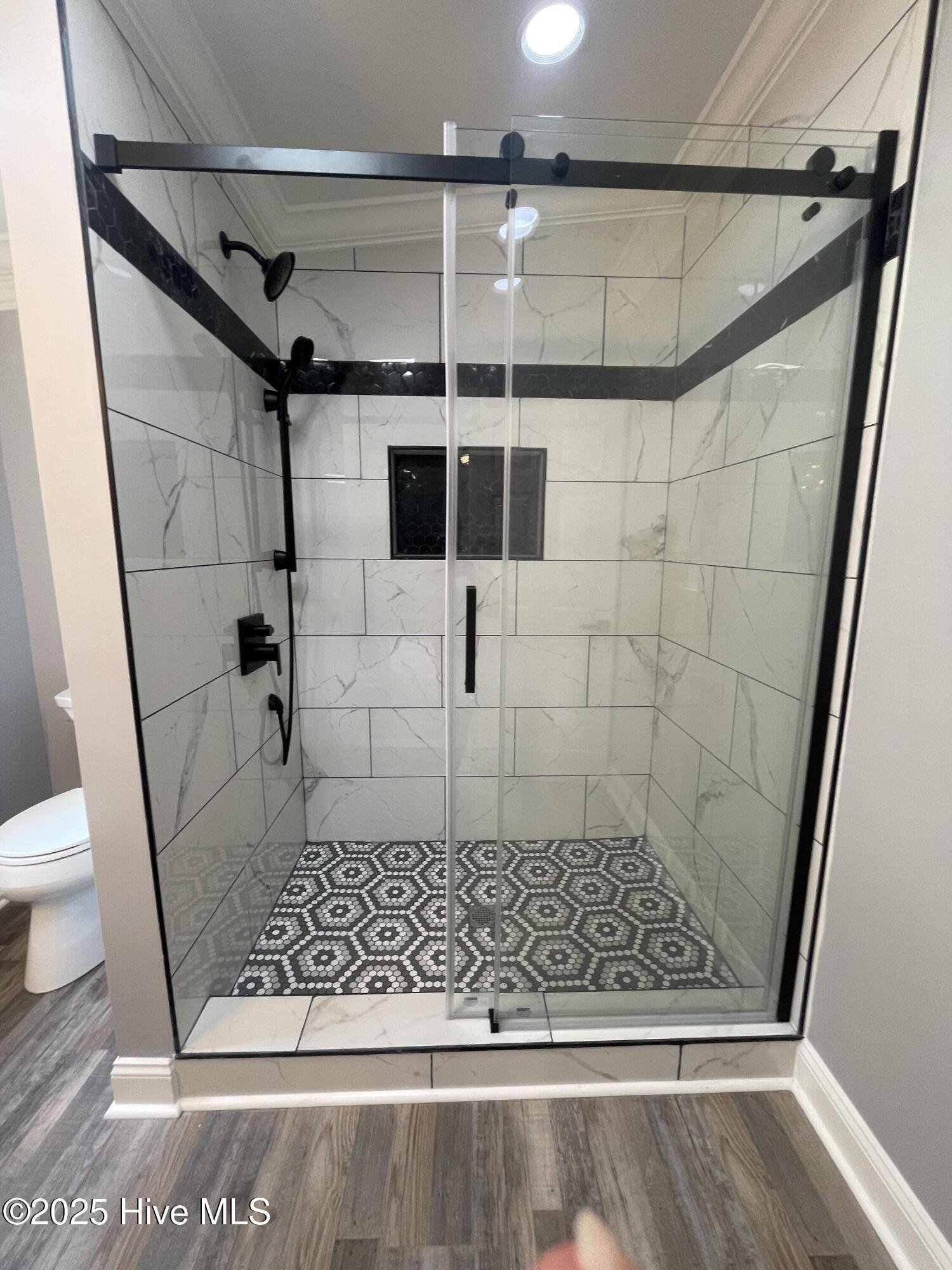 234 Bullard Road Chadbourn, NC 28431 - Photo 25 of 85 master bath Walk-in shower with marble tile