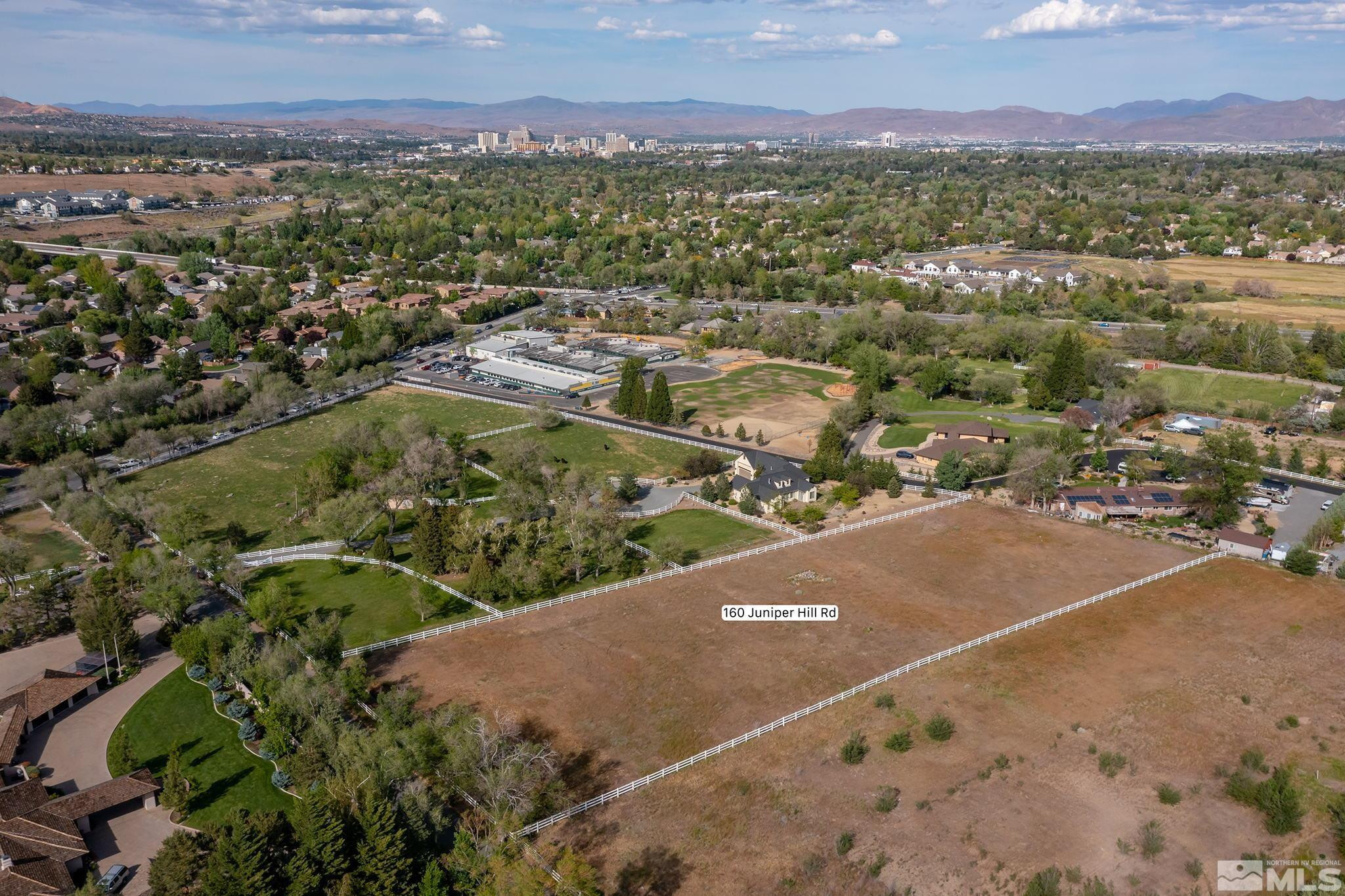 160 Juniper Hill Road Reno, NV 89519 - Photo 6 of 11 an aerial view of residential houses with outdoor space