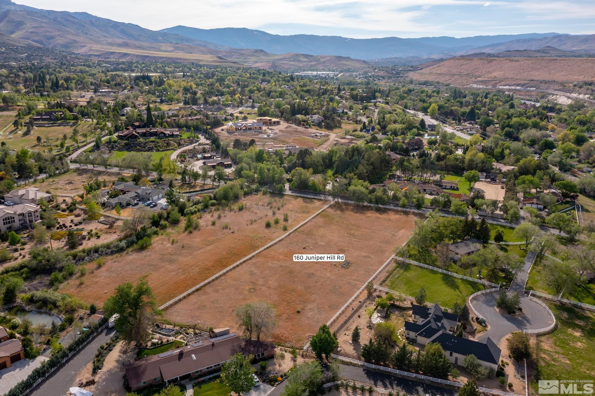 160 Juniper Hill Road Reno, NV 89519 - Photo 9 of 11 an aerial view of residential houses and outdoor space