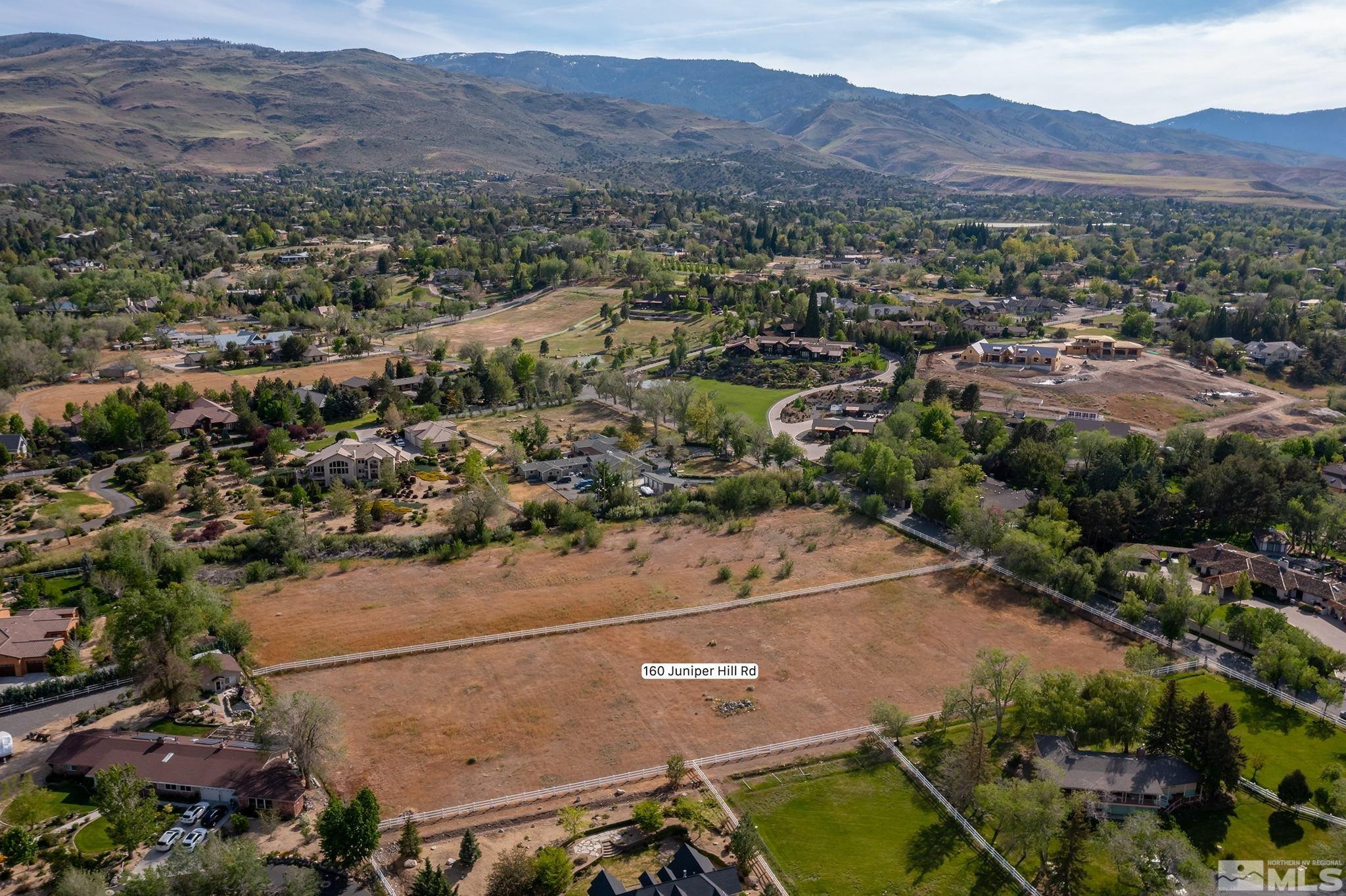 160 Juniper Hill Road Reno, NV 89519 - Photo 10 of 11 an aerial view of residential house with outdoor space