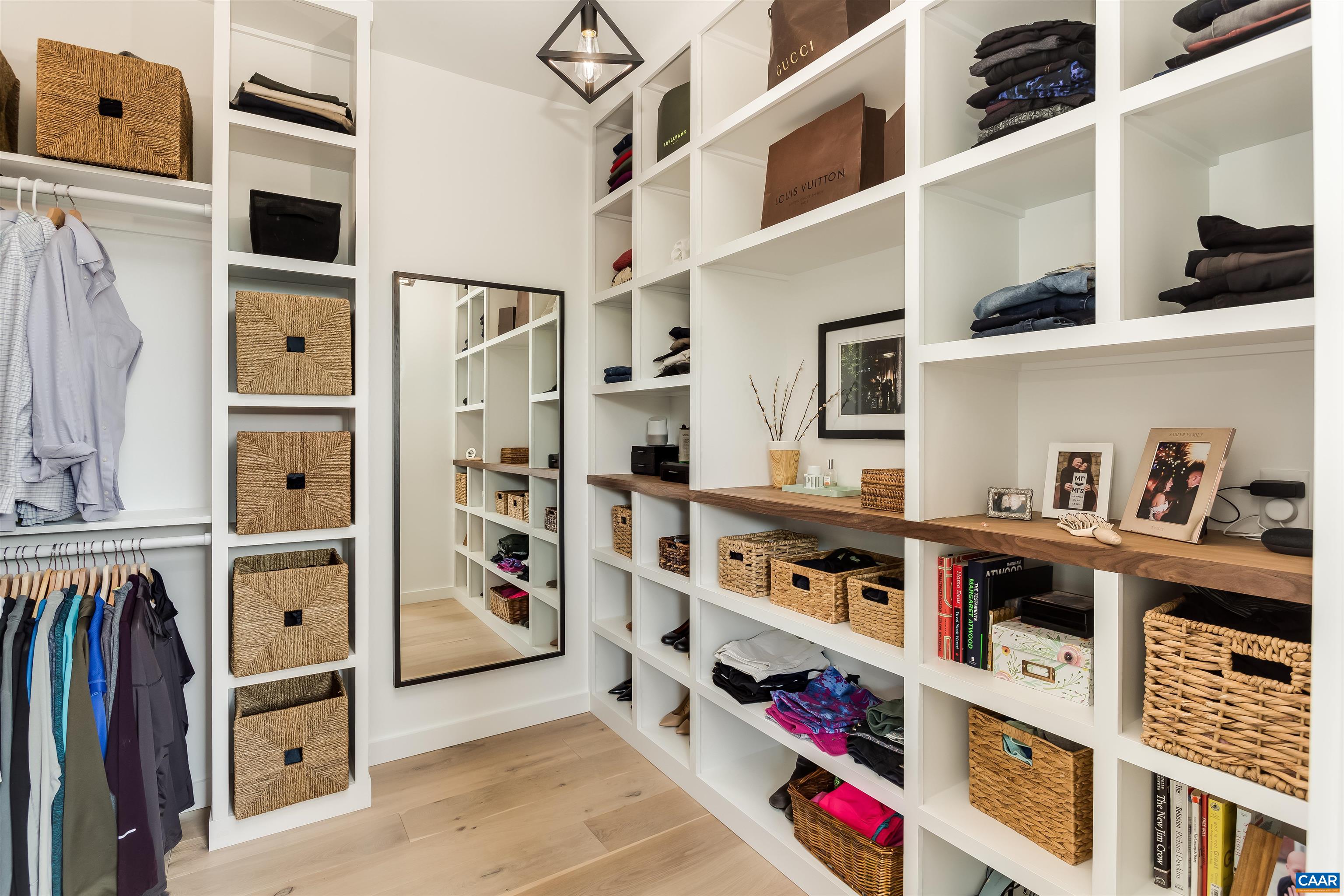 809 Gilliams Mountain Road Charlottesville, VA 22903 - Photo 41 of 68 a view of walk in closet with clothes and shoes