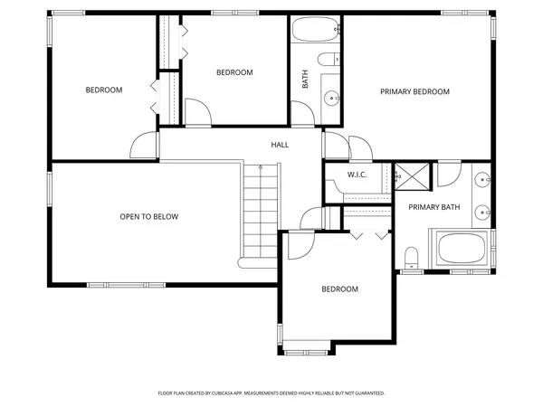 a aerial view of a house