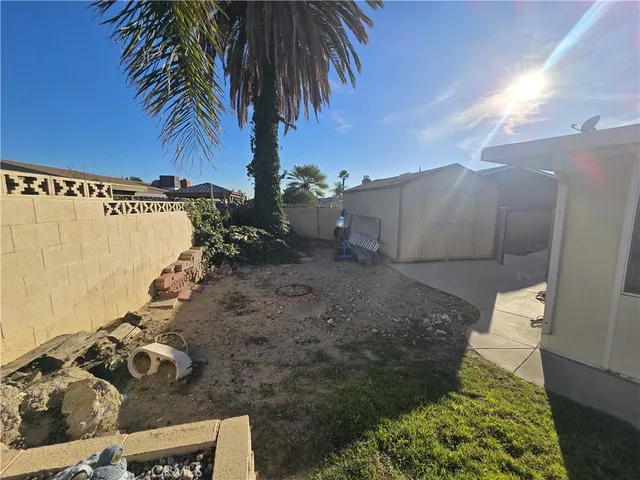 a house view with a garden space
